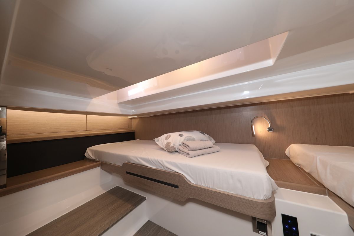 Cabin on No Name, a Fjord 44 Open yacht at Grad Kaštela, Croatia
