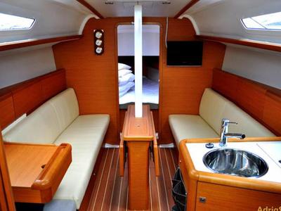 Salon of Energy, a Jeanneau Sun Odyssey 33i sailboat at Izola / Isola, Slovenia