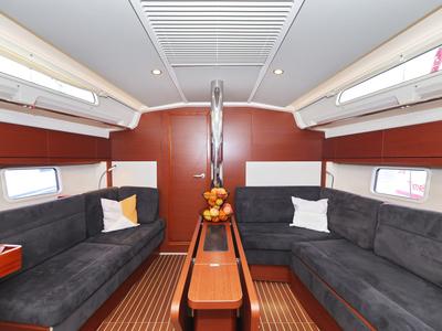 Salon of Leia, a Hanse Yachts Hanse 418 sailboat at Grad Biograd na Moru, Croatia