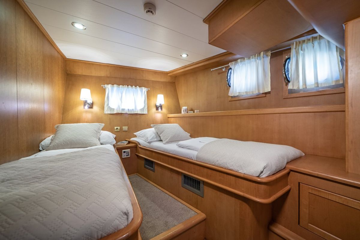 Cabin on Morning Star, a Custom Made M/S Morning Star yacht at Split, Croatia