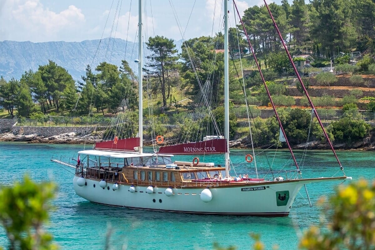 Head on Morning Star, a Custom Made M/S Morning Star yacht at Split, Croatia