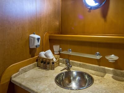 Galley of Morning Star, a Custom Made M/S Morning Star yacht at Split, Croatia