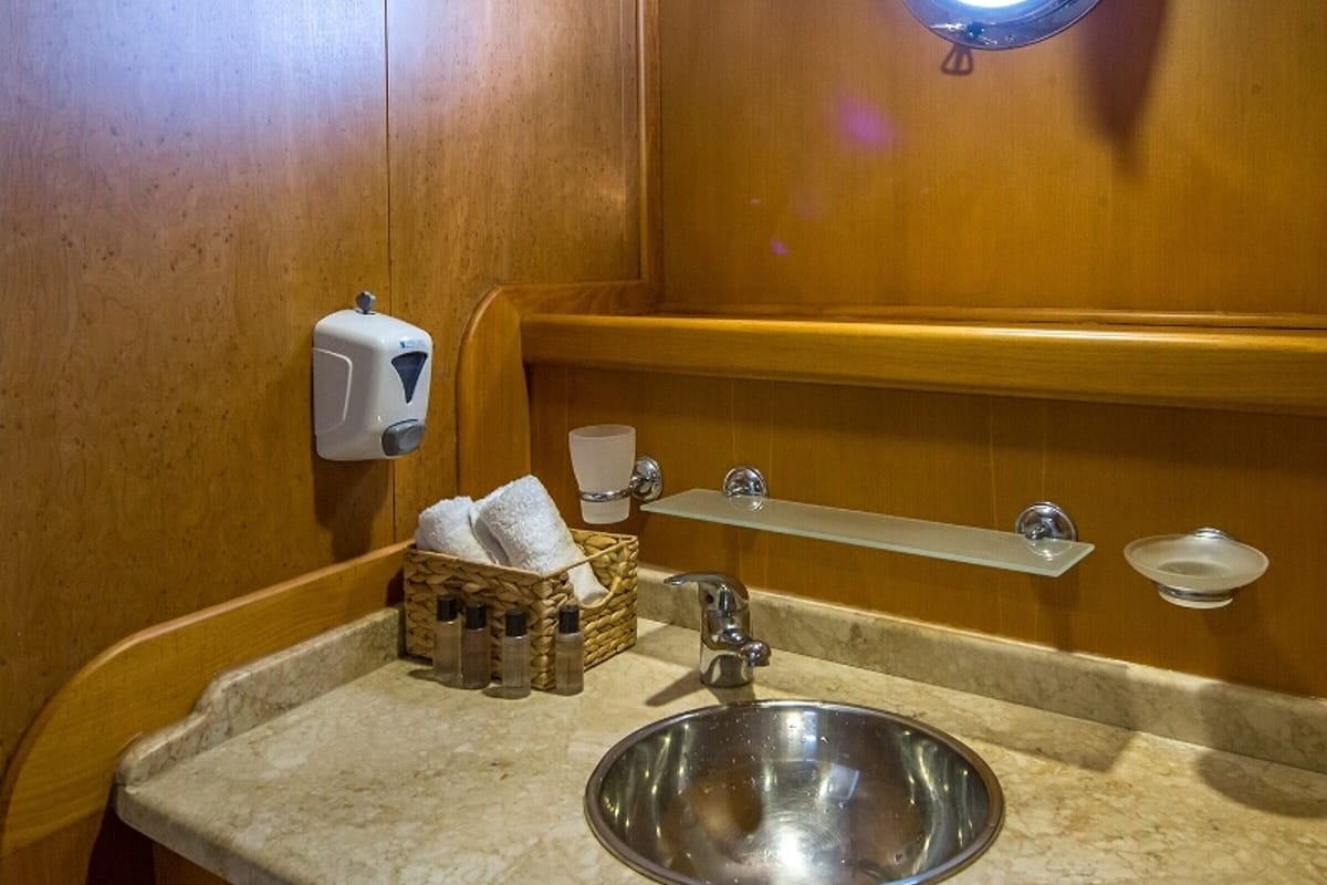 Galley of Morning Star, a Custom Made M/S Morning Star yacht at Split, Croatia