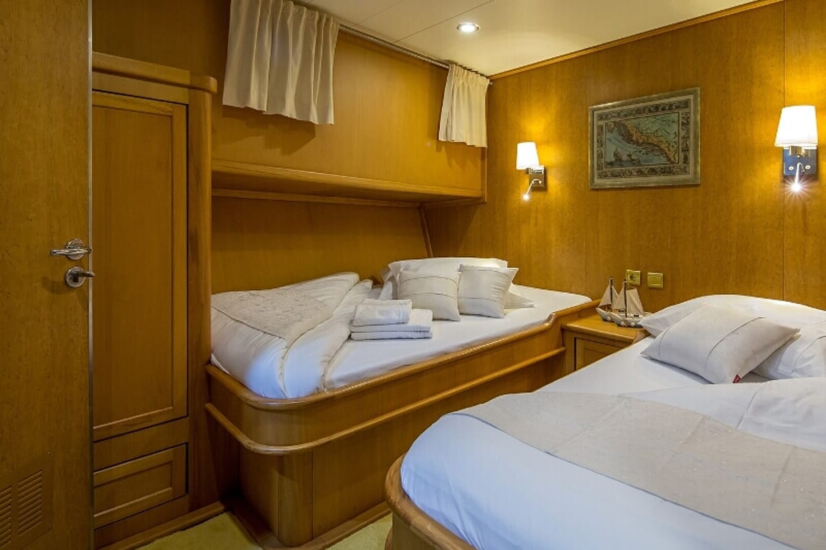 Exterior view of Morning Star, a Custom Made M/S Morning Star yacht at Split, Croatia