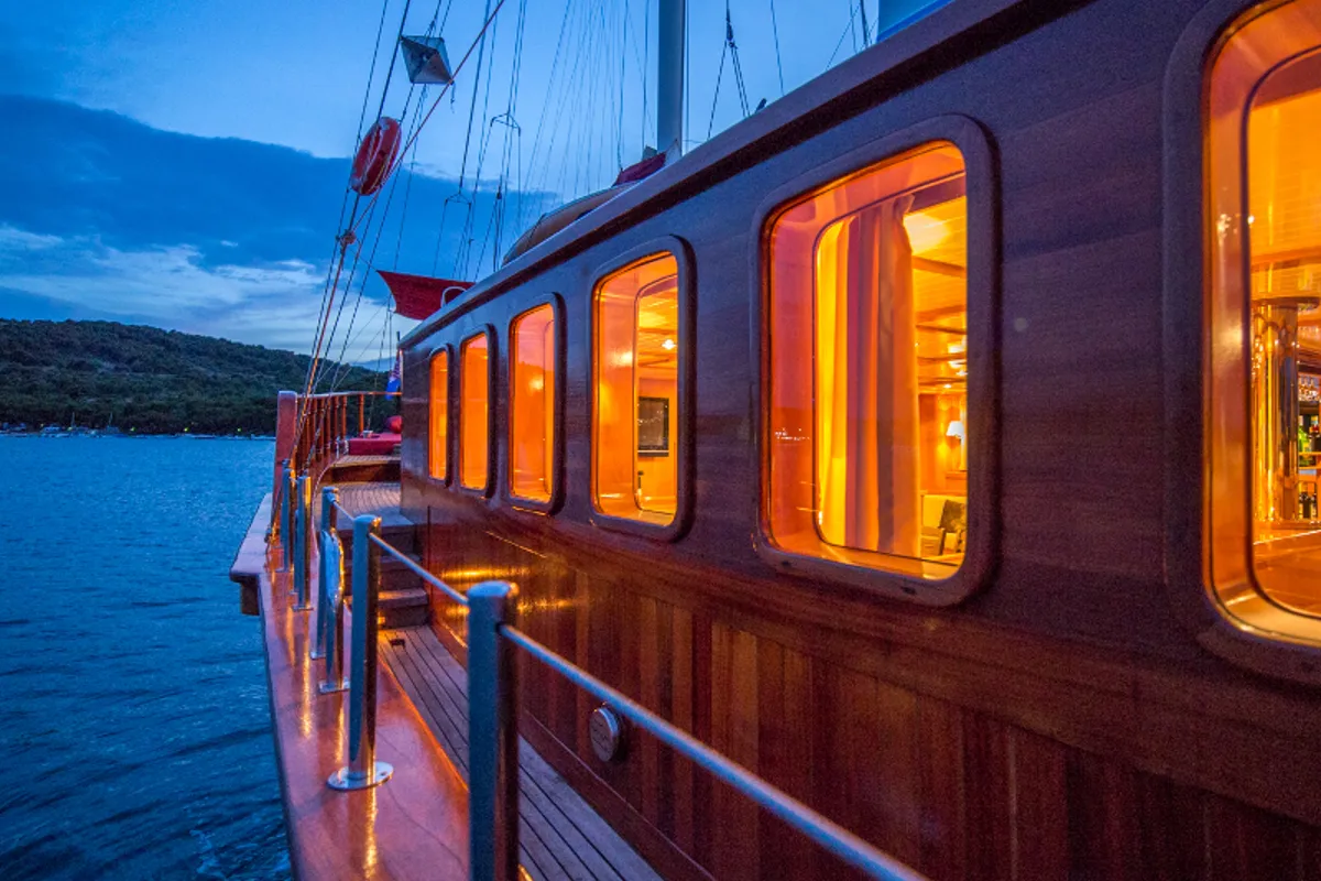 Exterior view of Morning Star, a Custom Made M/S Morning Star yacht at Split, Croatia