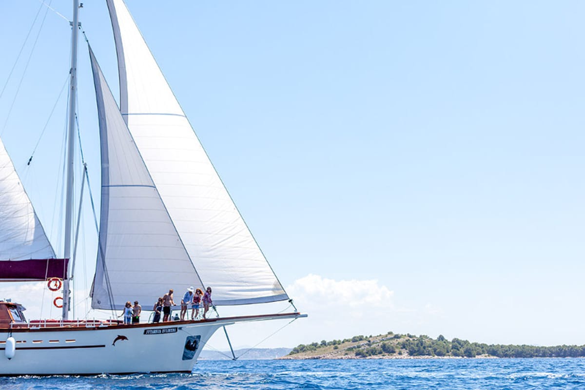 Exterior view of Morning Star, a Custom Made M/S Morning Star yacht at Split, Croatia