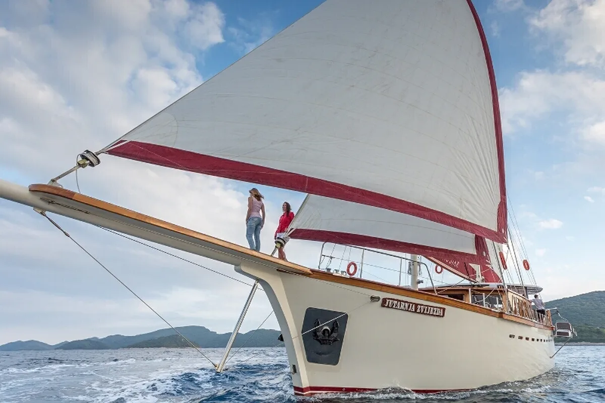 Exterior view of Morning Star, a Custom Made M/S Morning Star yacht at Split, Croatia