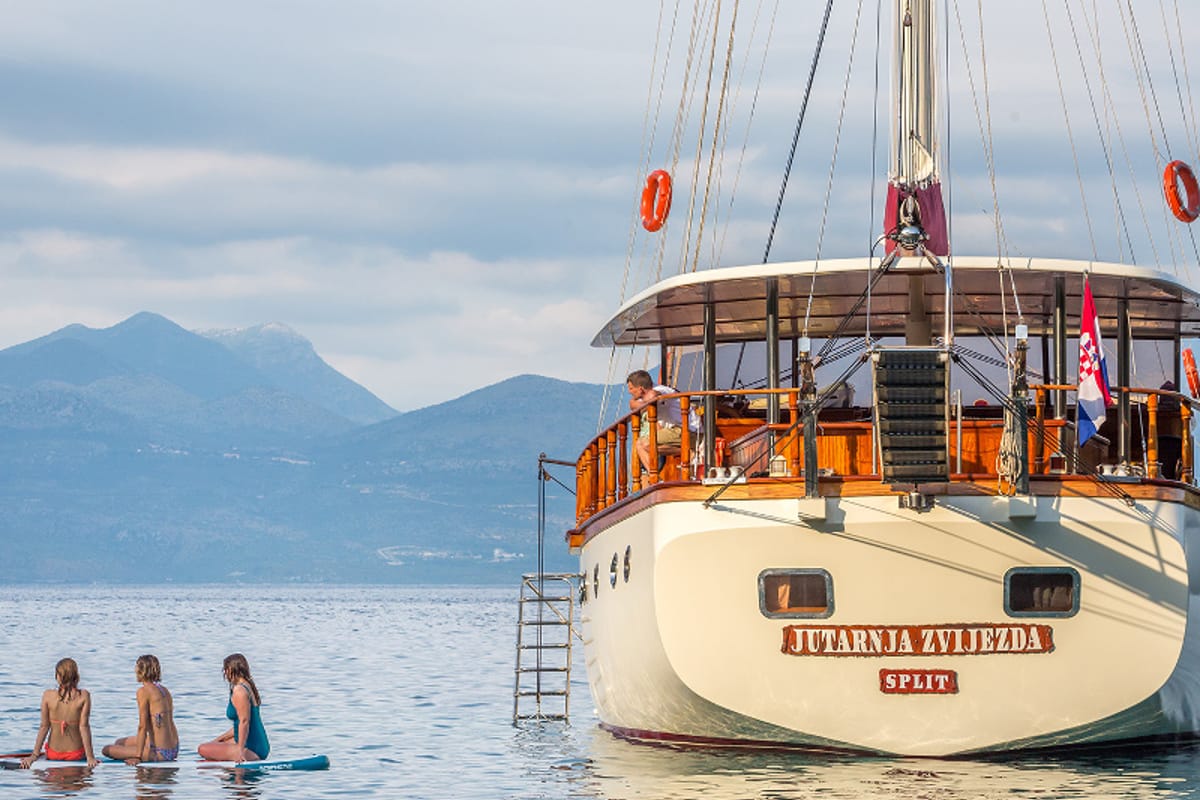 Cabin on Morning Star, a Custom Made M/S Morning Star yacht at Split, Croatia