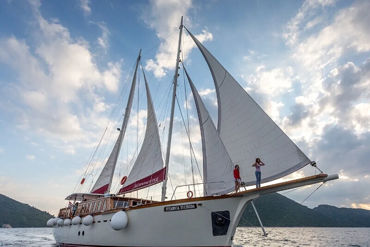 Exterior view of Morning Star, a Custom Made M/S Morning Star yacht at Split, Croatia