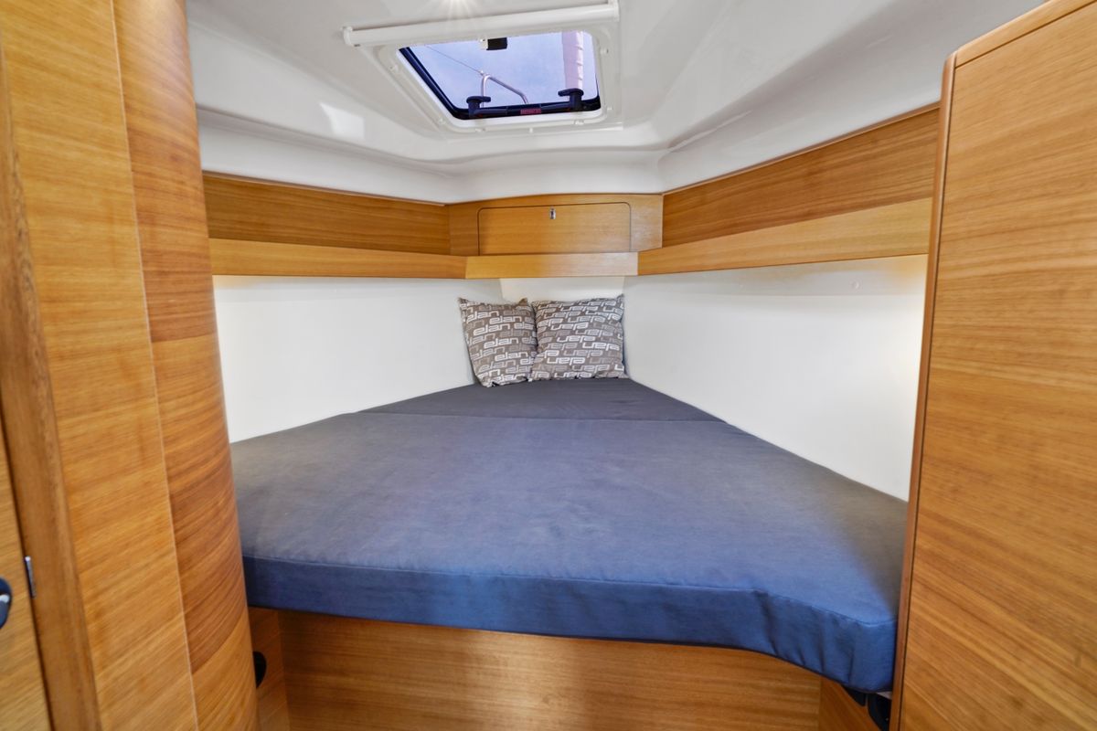 Cabin on Micky, a Elan Impression 40.1 sailboat at Grad Pula, Croatia