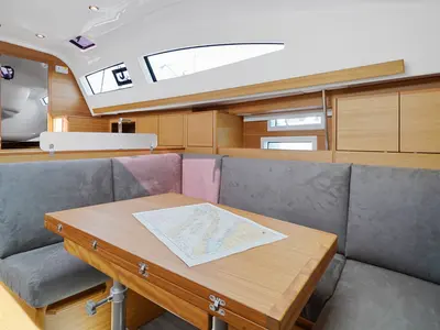 Salon of Micky, a Elan Impression 40.1 sailboat at Grad Pula, Croatia