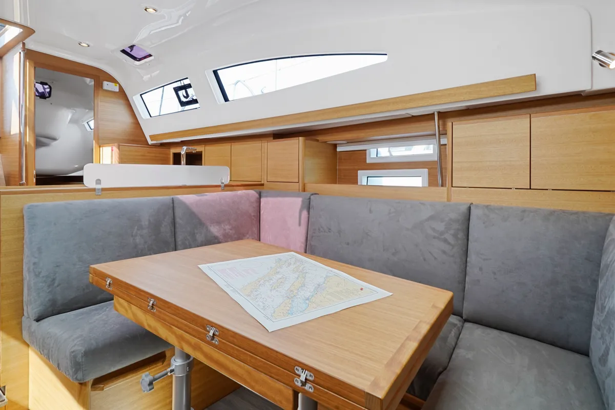 Salon of Micky, a Elan Impression 40.1 sailboat at Grad Pula, Croatia