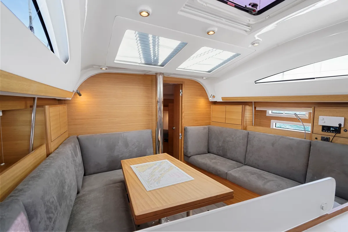 Salon of Micky, a Elan Impression 40.1 sailboat at Grad Pula, Croatia