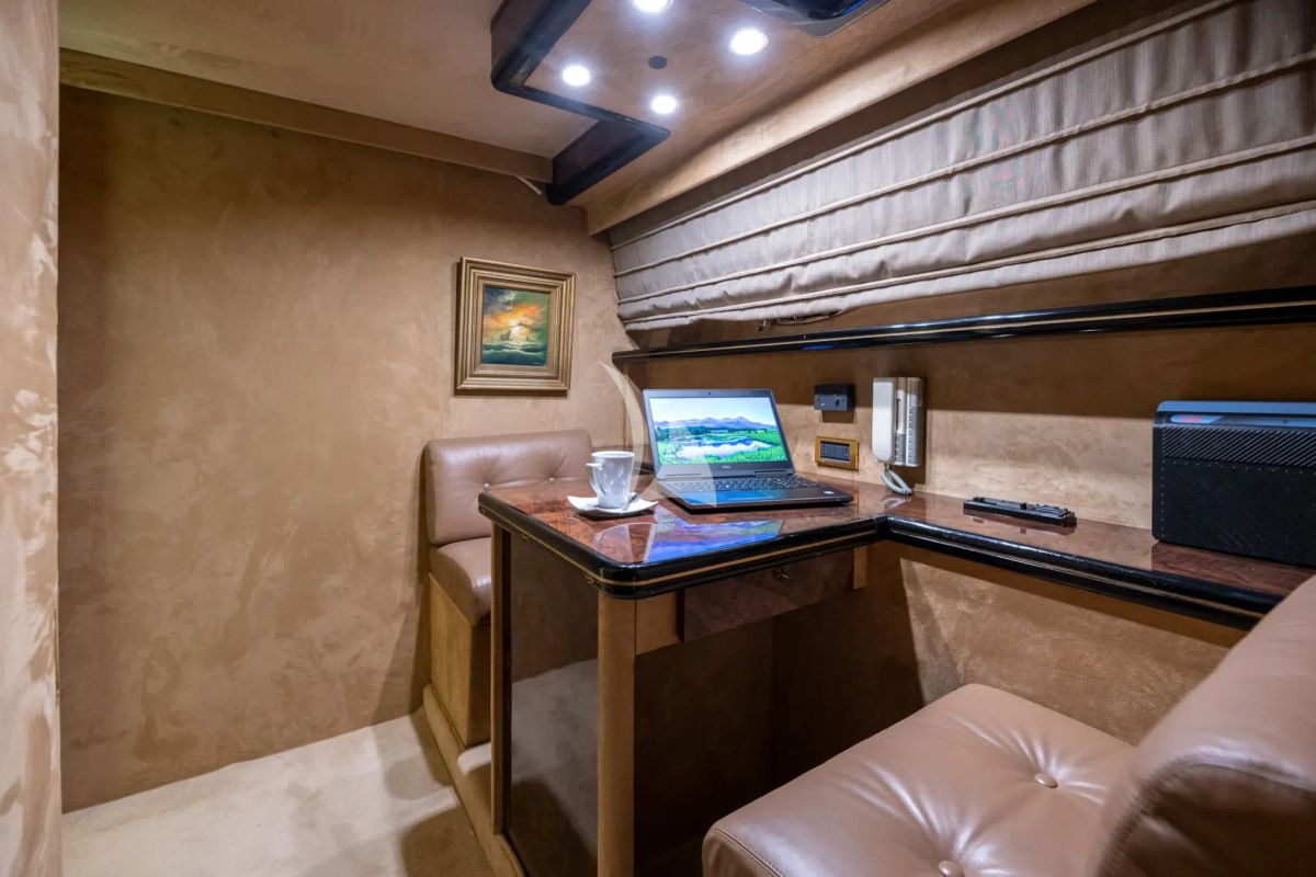 Cabin on Wish, a Alfamarine 90 yacht at Athens, Greece