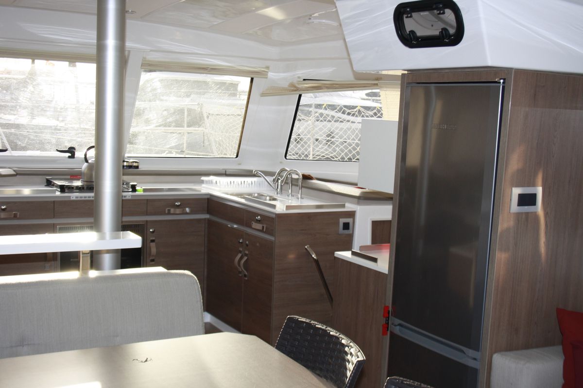 Galley of Dreams NK, a Bali Catspace catamaran at Marmaris, Turkey