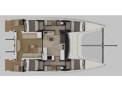 RINASCITA, a Nautitech 44 Open catamaran at es Jonquet, Spain