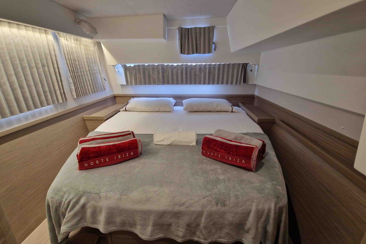 Cabin on Hanselli, a Lagoon 42 catamaran at Alameda, United States