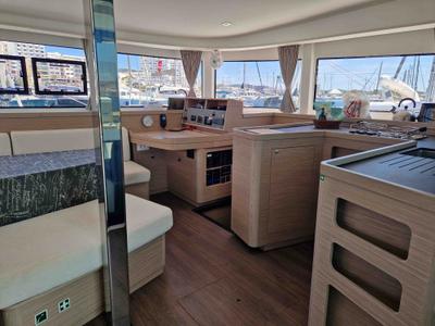 Galley of Hanselli, a Lagoon 42 catamaran at Alameda, United States