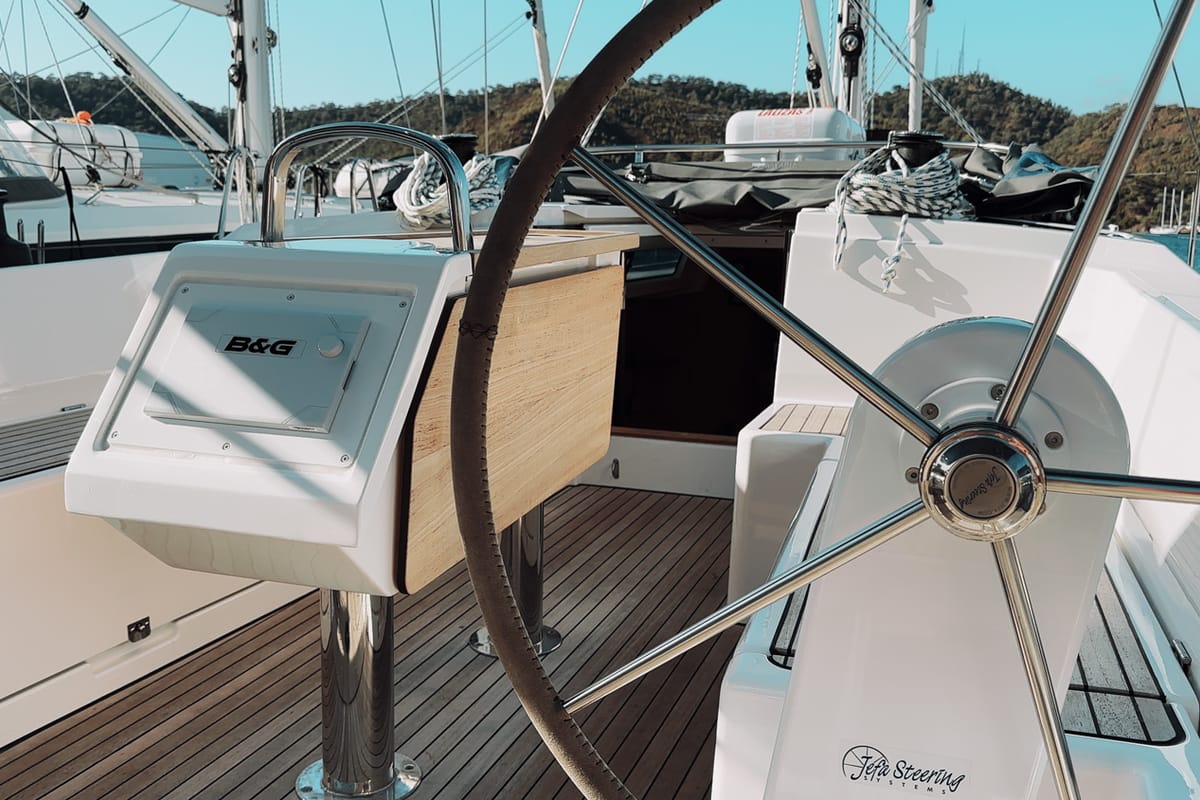 Arinna, a Bavaria C38 sailboat at Fethiye, Turkey