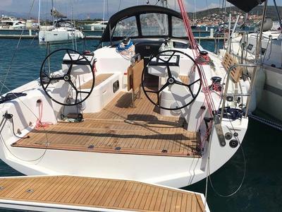 Cockpit of Andrea, a AD Boats Salona 380 sailboat at Izola / Isola, Slovenia