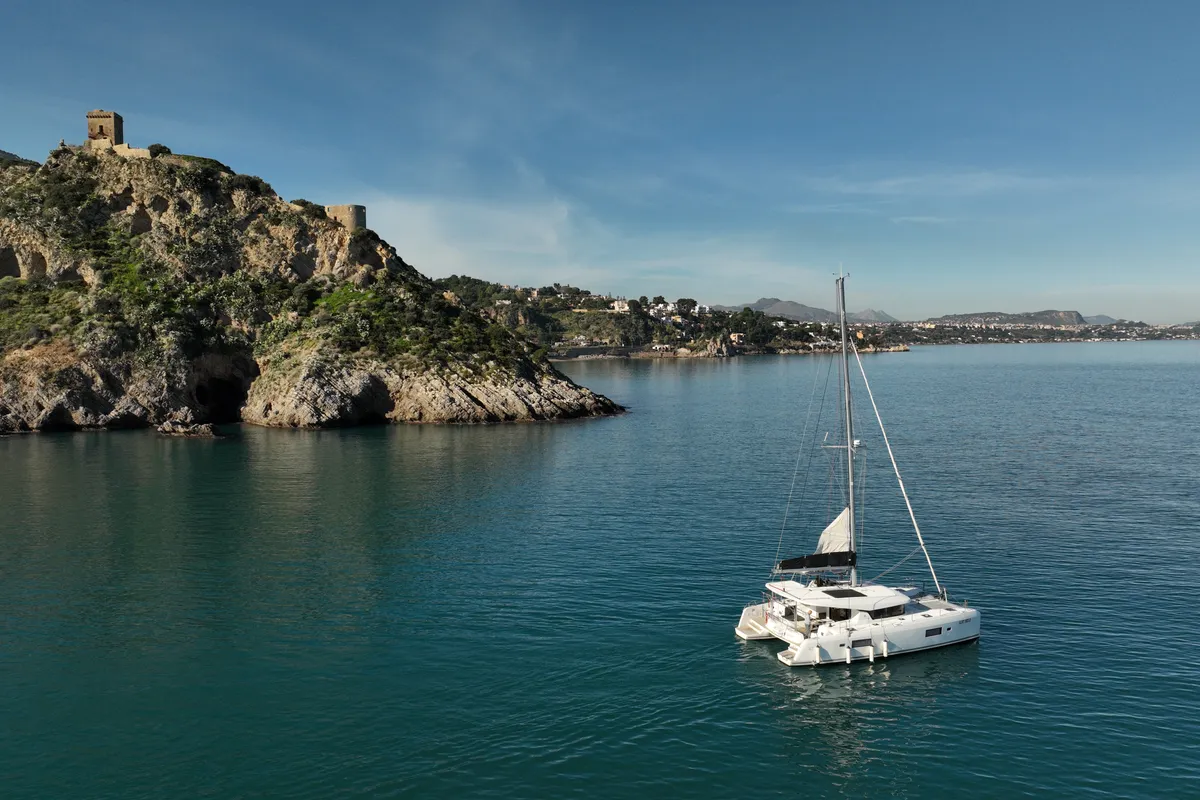 Boreas, a Lagoon Lagoon 42 catamaran at Trapani, Italy