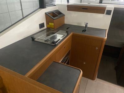 Galley of Fritz, a Beneteau Swift Trawler 35 motorboat at Grad Pula, Croatia