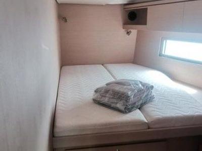 Cabin on Living In Sea, a Beneteau Oceanis 51.1 sailboat at Gouvia, Greece