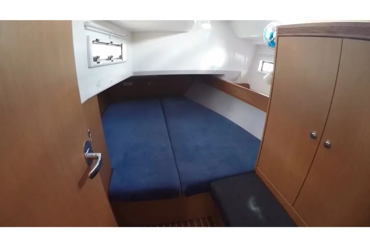 Cabin on Vasiliki, a Bavaria 40 sailboat at Municipal Unit of Lefkada, Greece