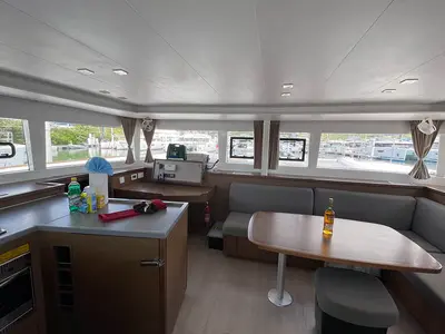 Salon of Summer, a Lagoon 450 F catamaran at Road Town, British Virgin Islands
