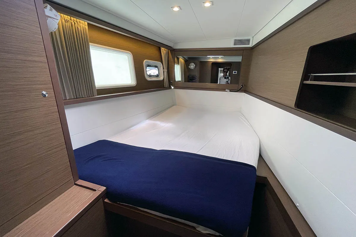 Cabin on Summer, a Lagoon 450 F catamaran at Road Town, British Virgin Islands