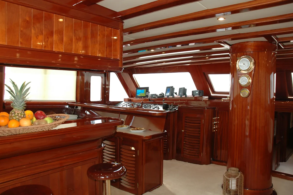 Galley of Matina, a Gulet Motor sailer yacht at Athens, Greece