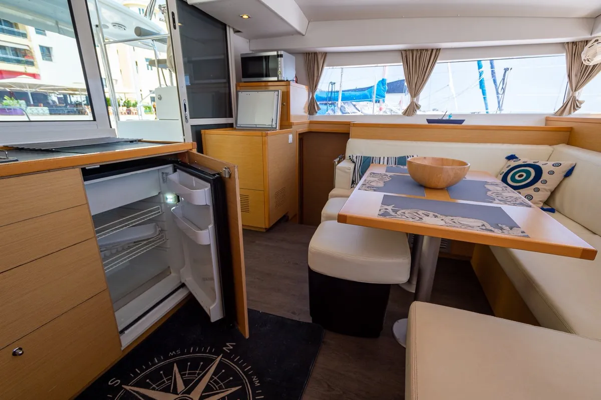Galley of Astro, a Lagoon 400 S2 catamaran at Volos Municipality, Greece