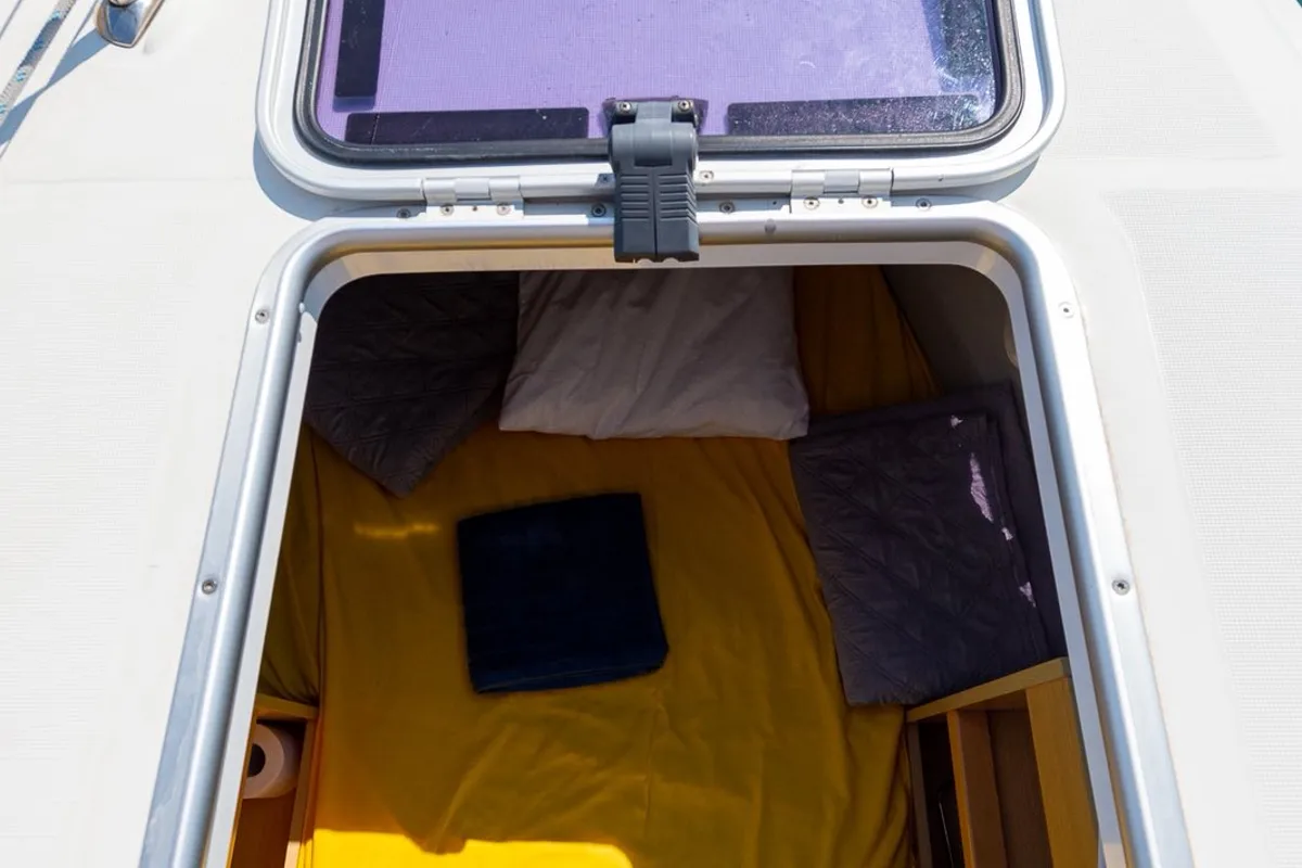Cabin on Astro, a Lagoon 400 S2 catamaran at Volos Municipality, Greece