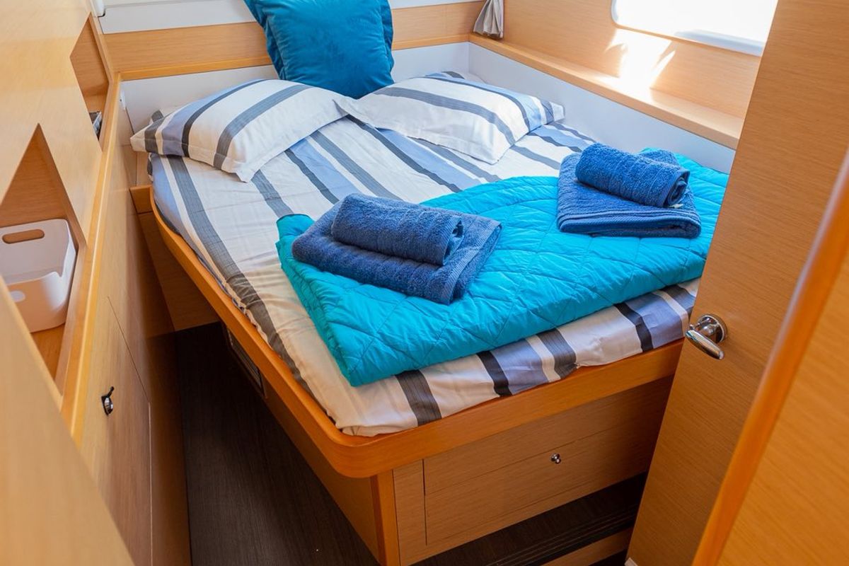 Cabin on Astro, a Lagoon 400 S2 catamaran at Volos Municipality, Greece