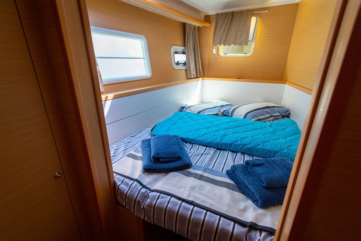 Cabin on Astro, a Lagoon 400 S2 catamaran at Volos Municipality, Greece