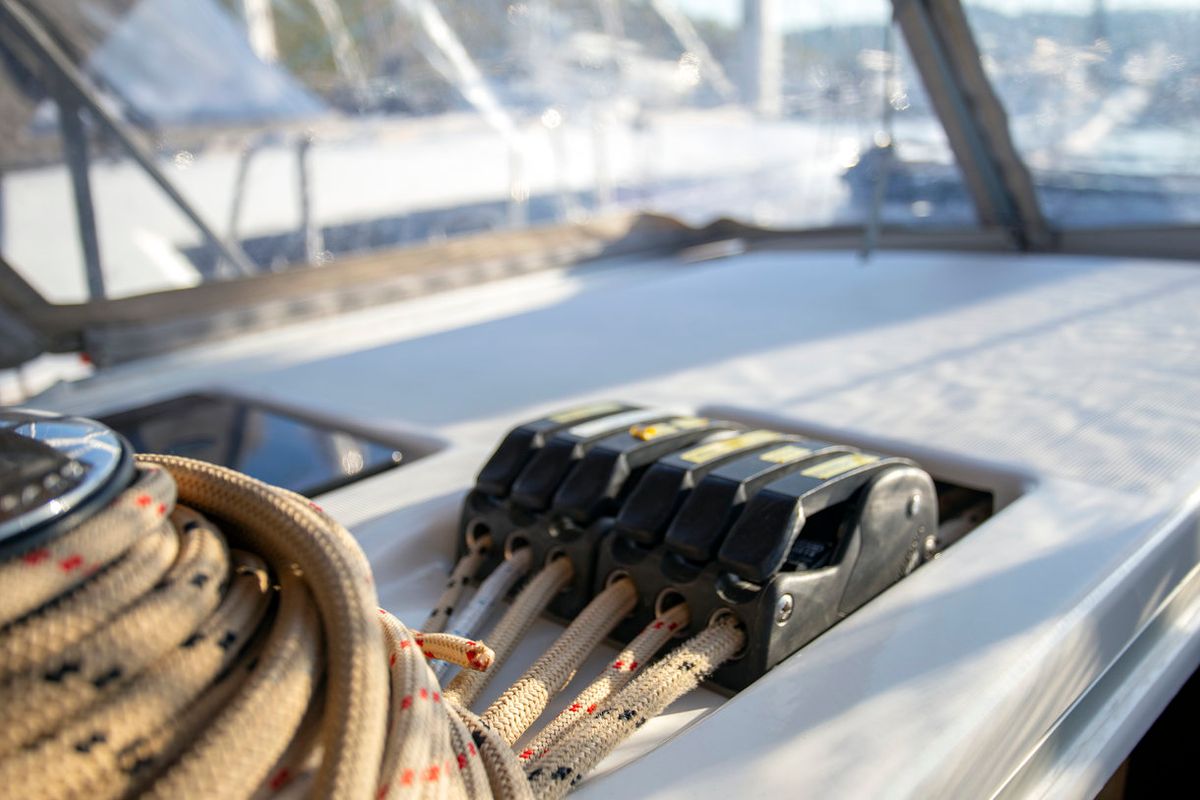 Sea Cloud 1, a Dufour 430 GL sailboat at Grad Pula, Croatia