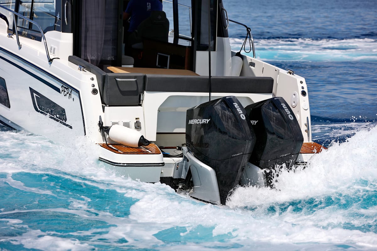 Pepa, a Jeanneau Merry Fisher 1095 motorboat at Zadar, Croatia