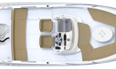 Floor plan of Jeanneau Cap Camarat 6.5 CC, a Jeanneau Cap Camarat 6.5 CC motorboat at Općina Medulin, Croatia