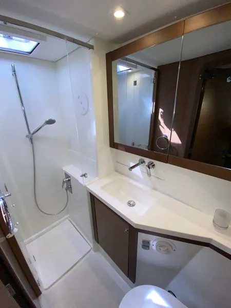 Head on Dreamelli, a Lagoon 450 F catamaran at Grad Trogir, Croatia