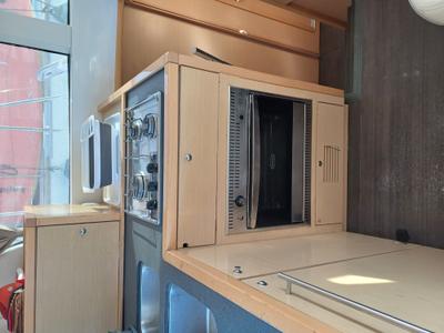 Galley of Tortilla, a Lagoon 39 catamaran at Athens, Greece