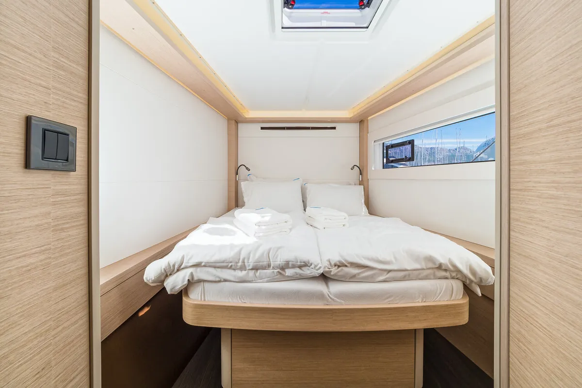 Cabin on Madame El Grande, a Lagoon 46 catamaran at Grad Kaštela, Croatia