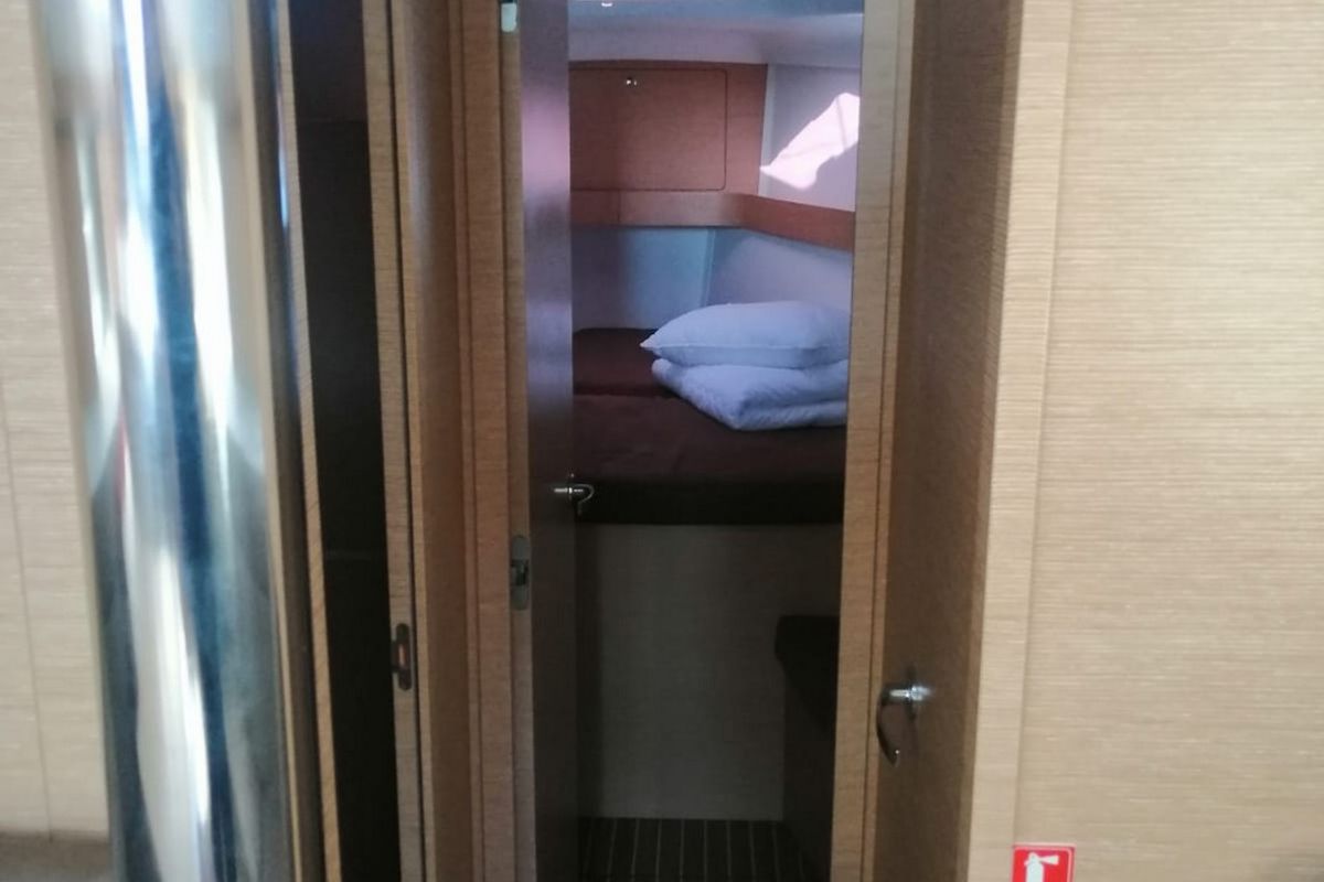 Cabin on Maui, a Elan 45 sailboat at Gdańsk, Poland