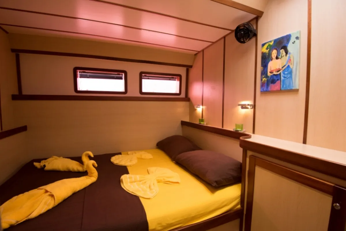 Cabin on Cabin G11, a Gulet Mojito 78  catamaran at Eden Island Marina, Seychelles