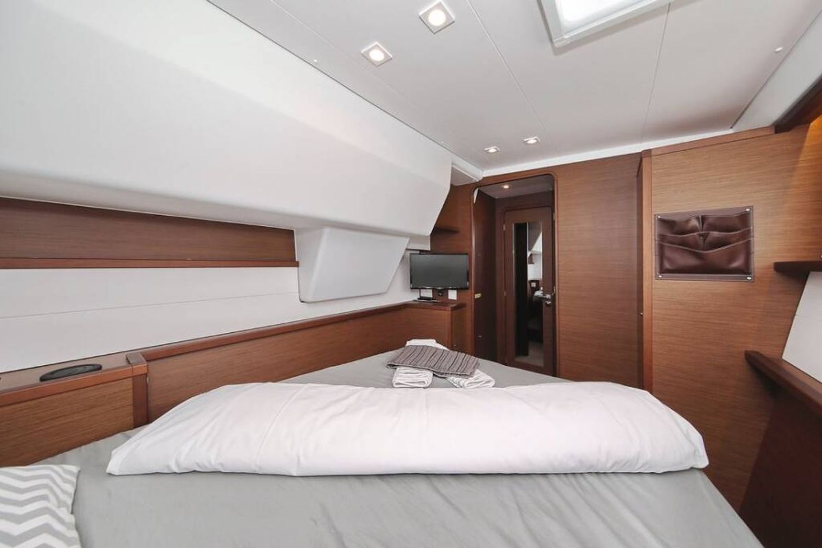 Cabin on Hanna 1, a Lagoon 450 S catamaran at Grad Kaštela, Croatia