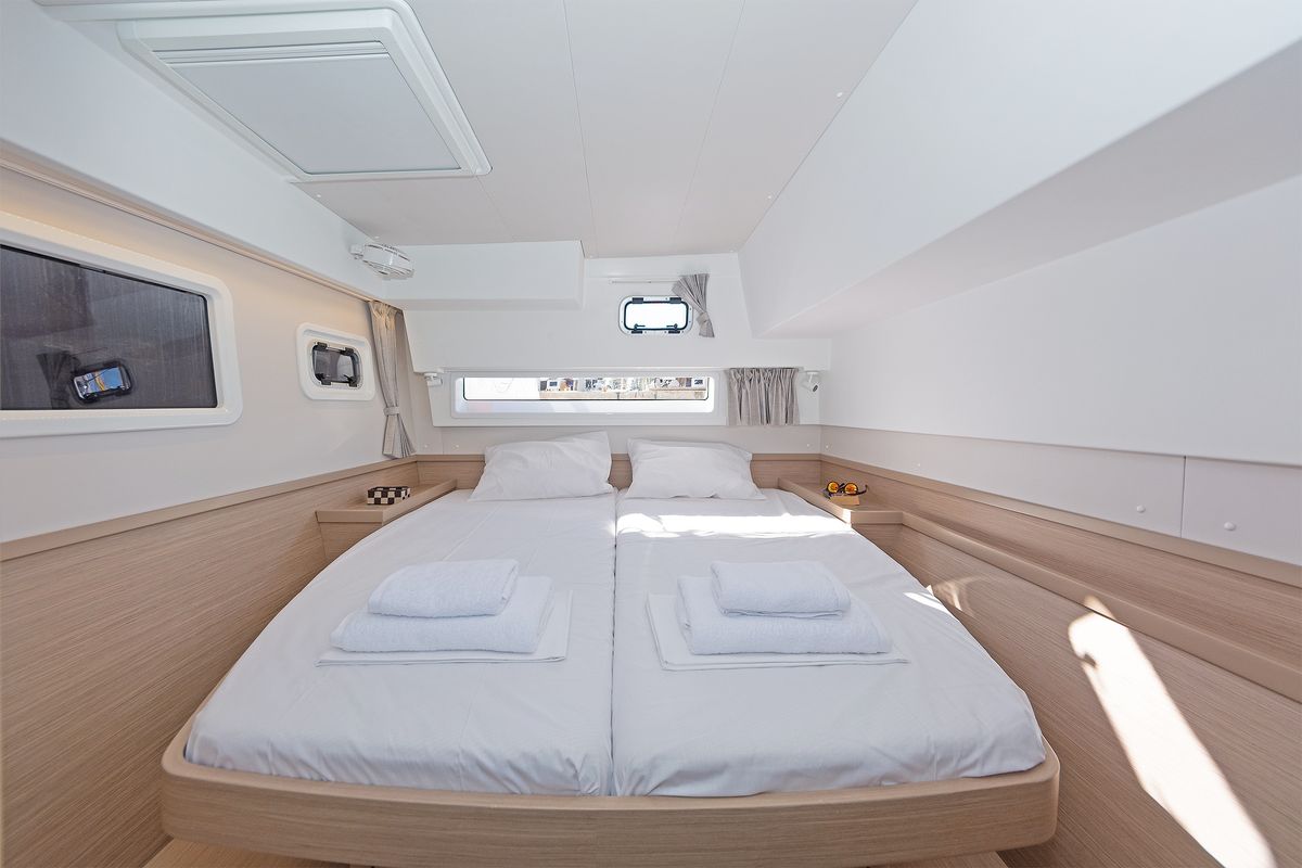 Cabin on Dream Waters, a Lagoon 42 catamaran at Volos Municipality, Greece