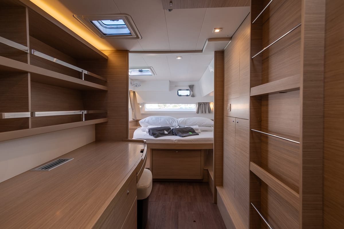 Cabin on Sophie, a Lagoon 42 OW catamaran at Grad Kaštela, Croatia