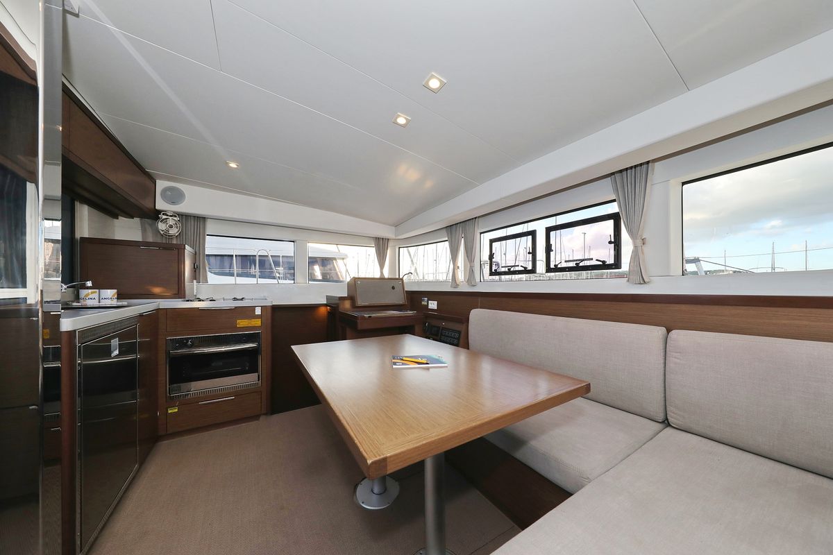 Salon of Mars, a Lagoon 40 catamaran at Grad Vodice, Croatia