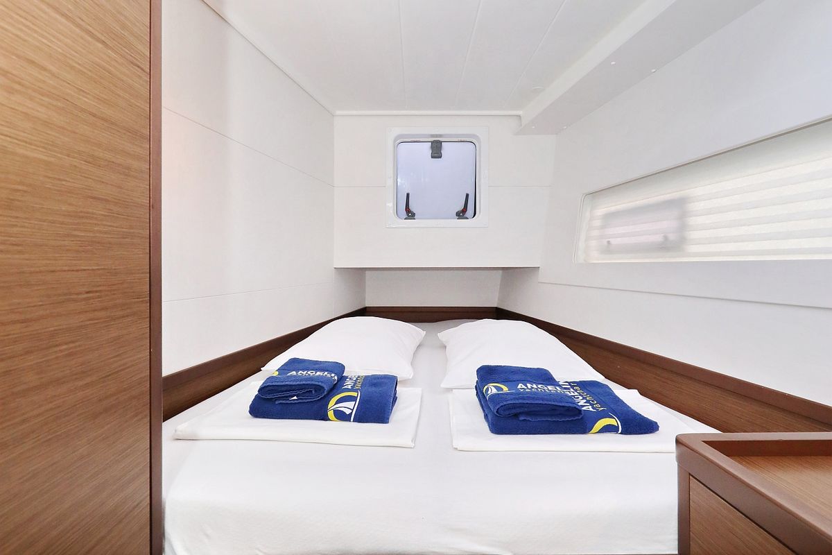 Cabin on Mars, a Lagoon 40 catamaran at Grad Vodice, Croatia