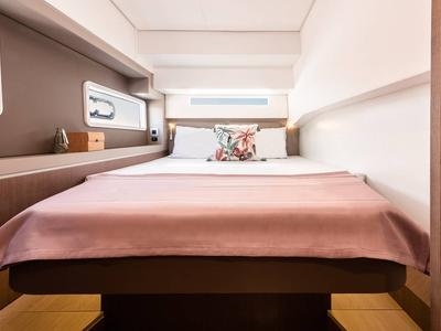 Cabin on Melody of Love, a Bali 4.2 catamaran at Pirovac, Croatia
