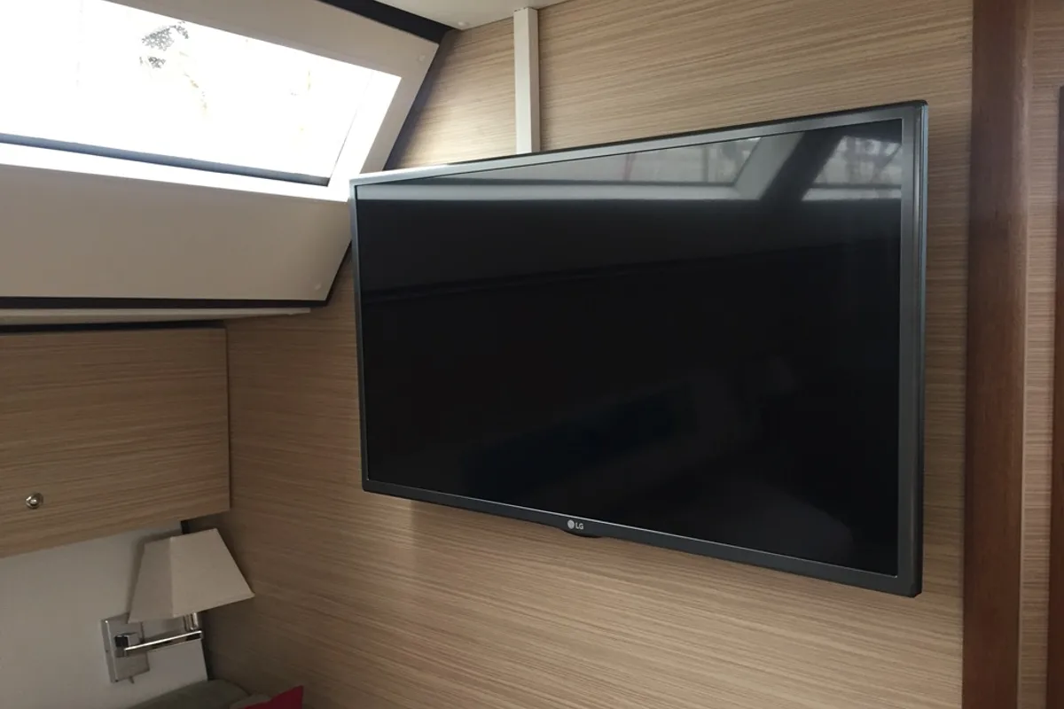Cabin on SUNSHOWER, a D&D Kufner 54 sailboat at Grad Trogir, Croatia